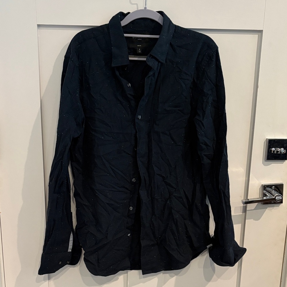 Bonobos Stretch Slim Fit Shirt in Dark Navy